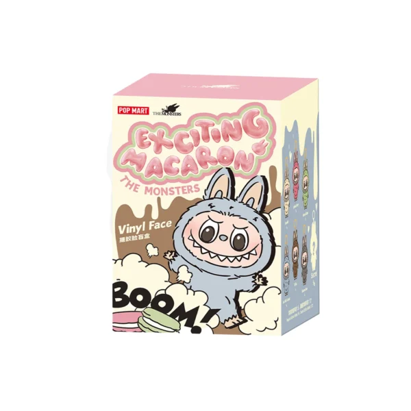 POP MART The Monsters LABUBU Exciting Macaron Series Vinyl Plush Pendant Face Sealed Case (6 Blind Boxes) (2023) - Image 2