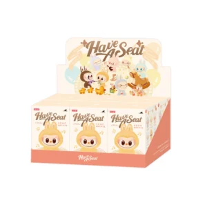 POP MART The Monsters LABUBU Have a Seat Vinyl Plush Pendant Face Sealed Case (6 Blind Boxes)