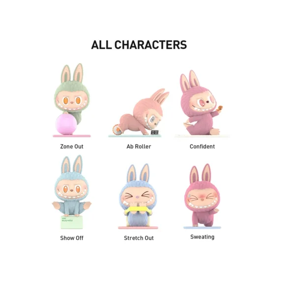 POP MART The Monsters Labubu Lazy Yoga Series Figures Sealed Case (Single Blind Box) - Image 2